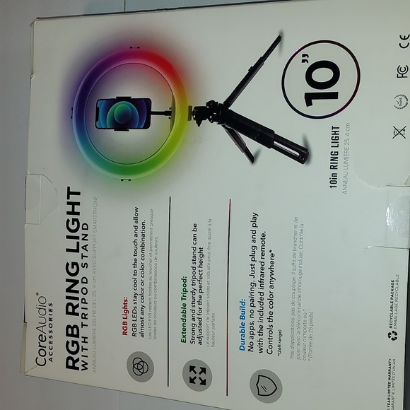 RGB Ring Light  with tripod - Picture 3 of 8